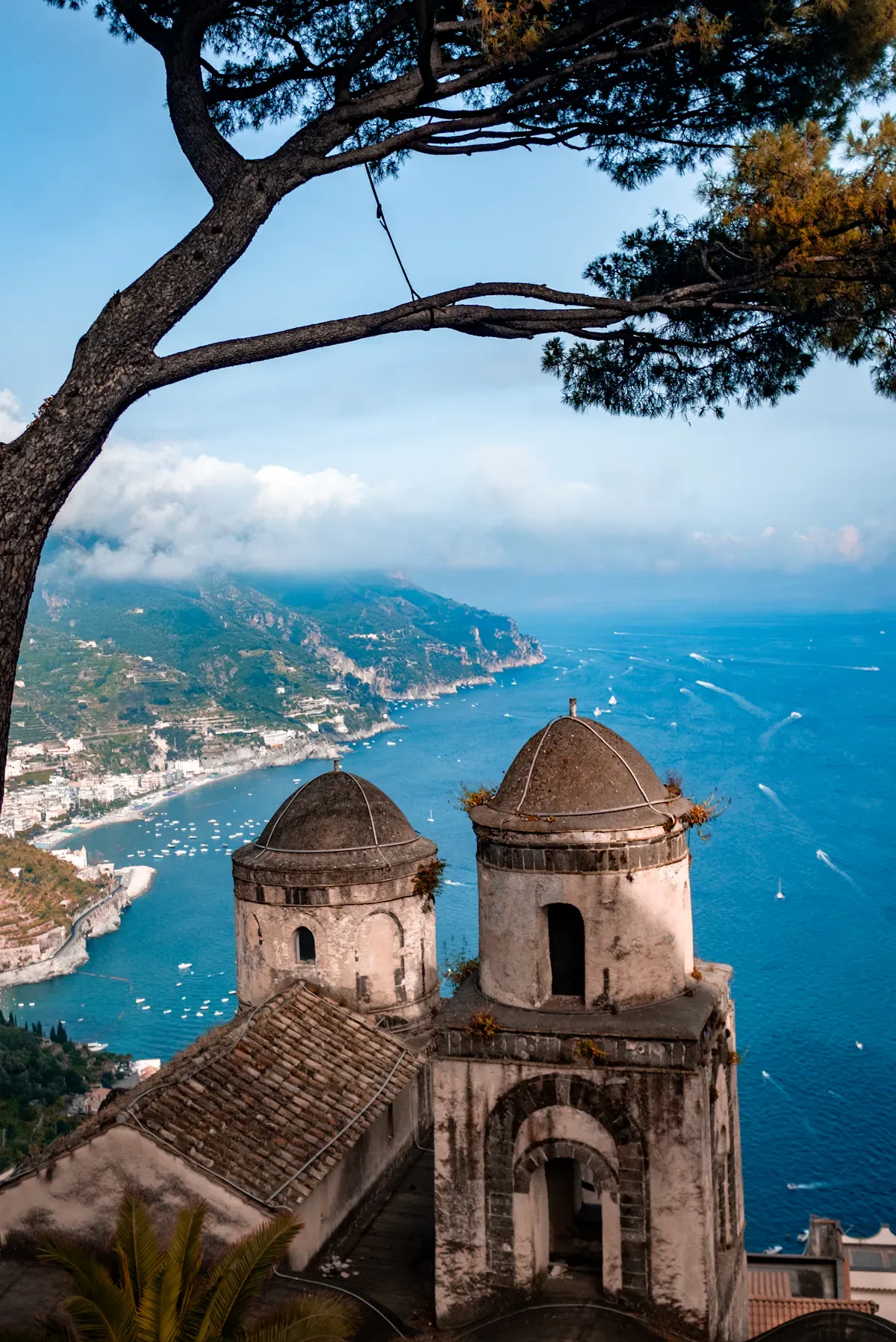 The Amalfi Coast seen from Ravello